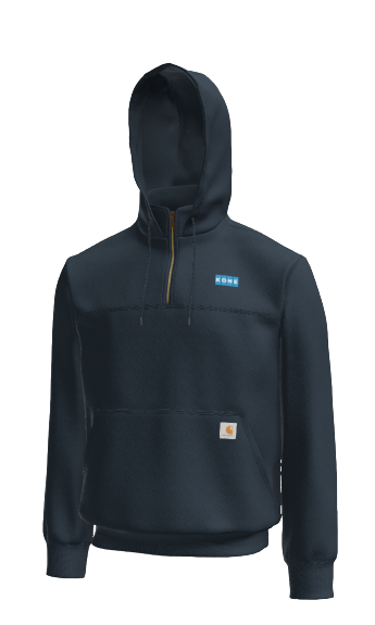 KONE - Carhartt® Tall Rain Defender® Paxton Heavyweight Hooded Zip Mock Sweatshirt - CTT100617 (TALL)