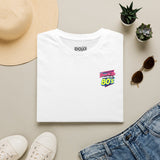 Retro 80s Logo T-Shirt - Vintage Neon Graphic Tee