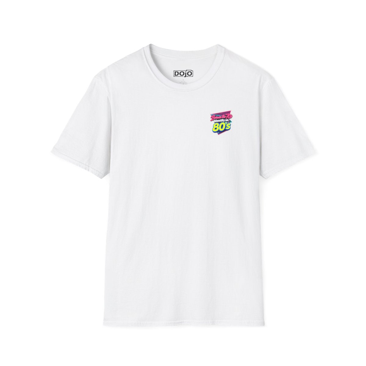 Retro 80s Logo T-Shirt - Vintage Neon Graphic Tee